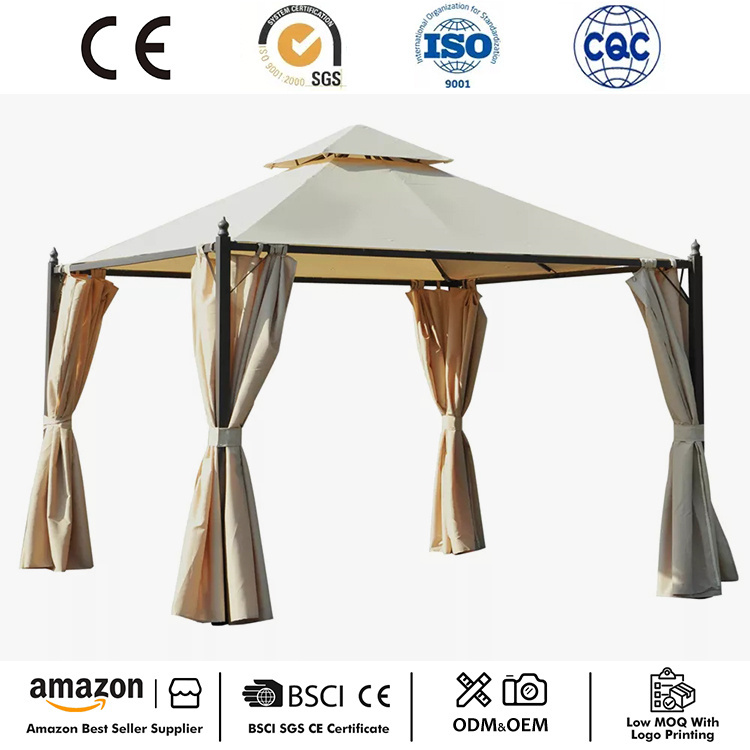 10' x 10' Metal Patio lysthus
