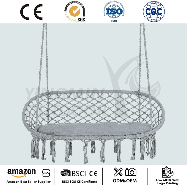 2 Person Macrame Swing Hengestol