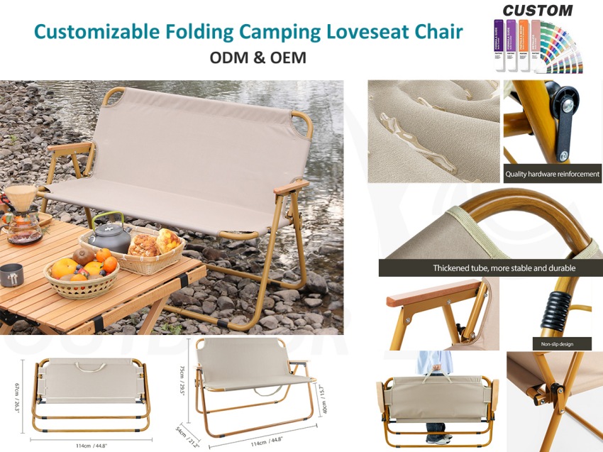 Denne sammenleggbare campingbenkstolen er fantastisk! Ser flott og komfortabelt ut!