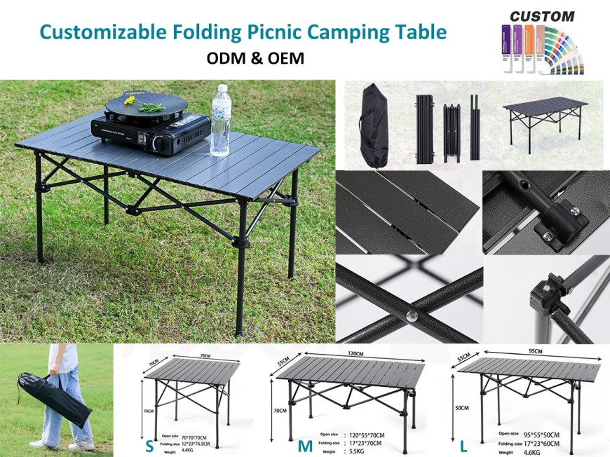Hvorfor velge dette campingbordet i aluminium?