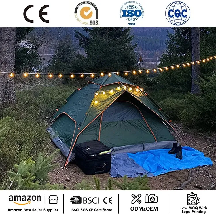 Hva er forholdsreglene for å sette opp et campingtelt?