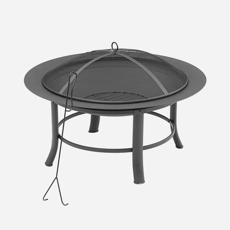 28 '' Round Wood Burning Patio Bowl Firebowl