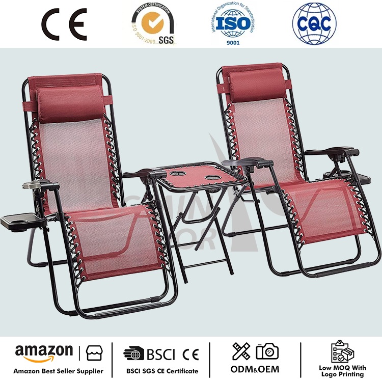 3 stykker Zero Gravity Chair Recliner