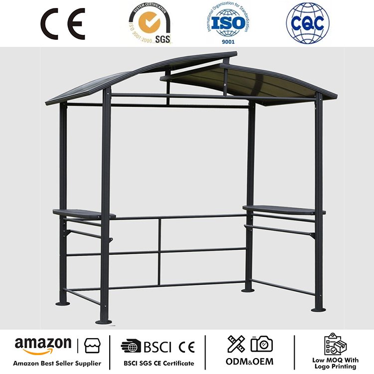 8' x 5' BBQ Patio Baldakin Hardtop Gazebo