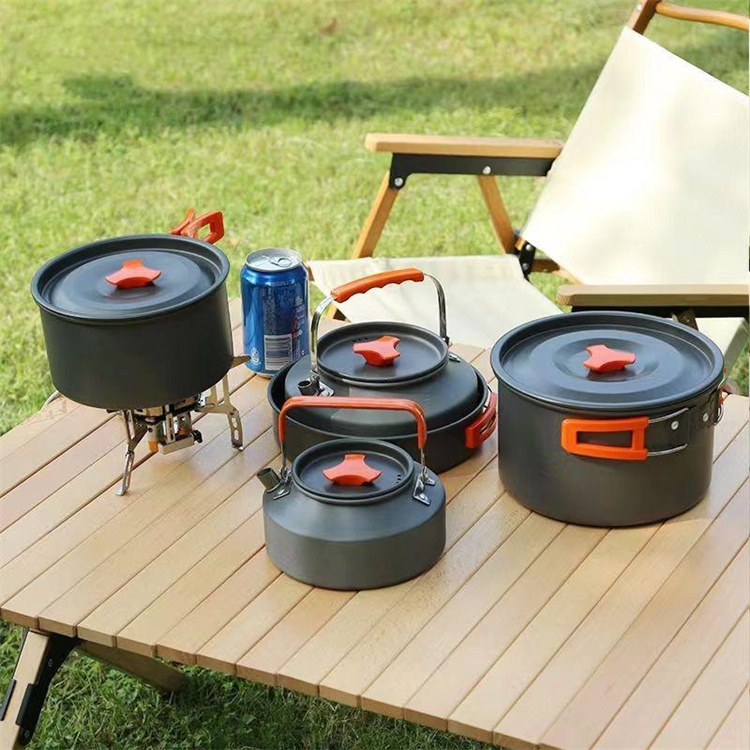 Camping kokekarsett