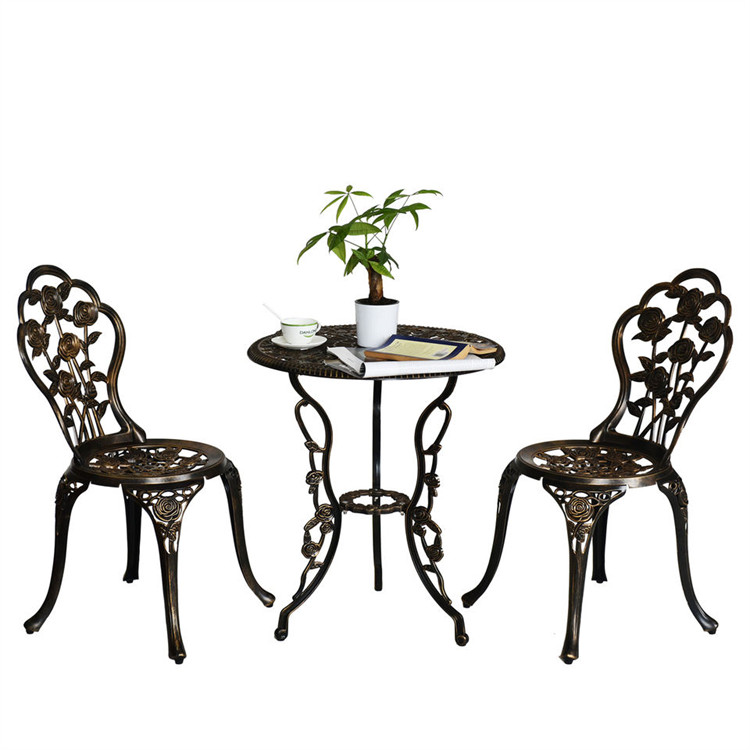 Støpt aluminium 3-delt bistrosett