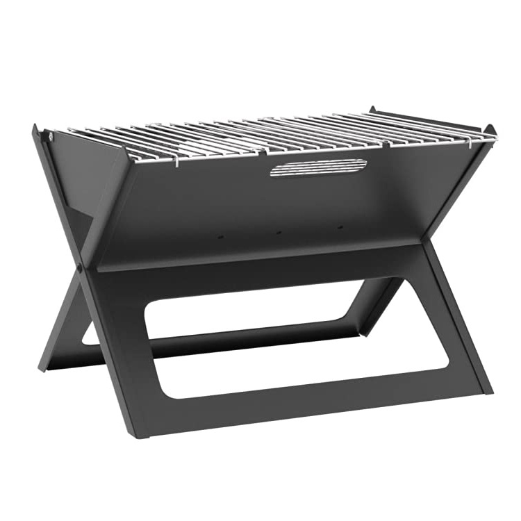 Sammenleggbar notebok kull BBQ Grill