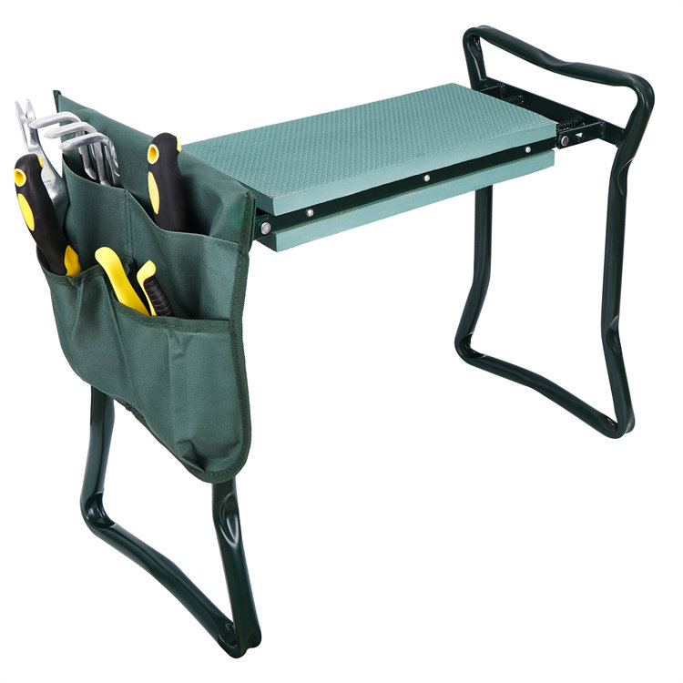 Hage Kneele Folding Sete med Verktøy Bag