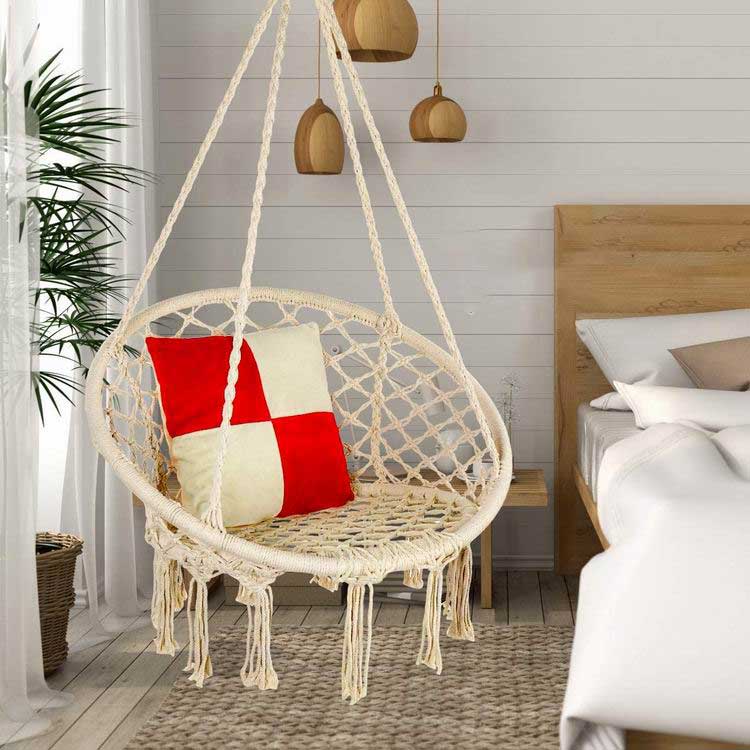 Macrame hengekøyestol