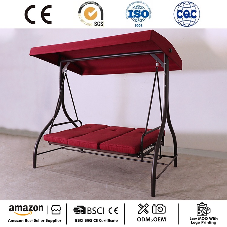 Patio Swing Daybed med kalesje