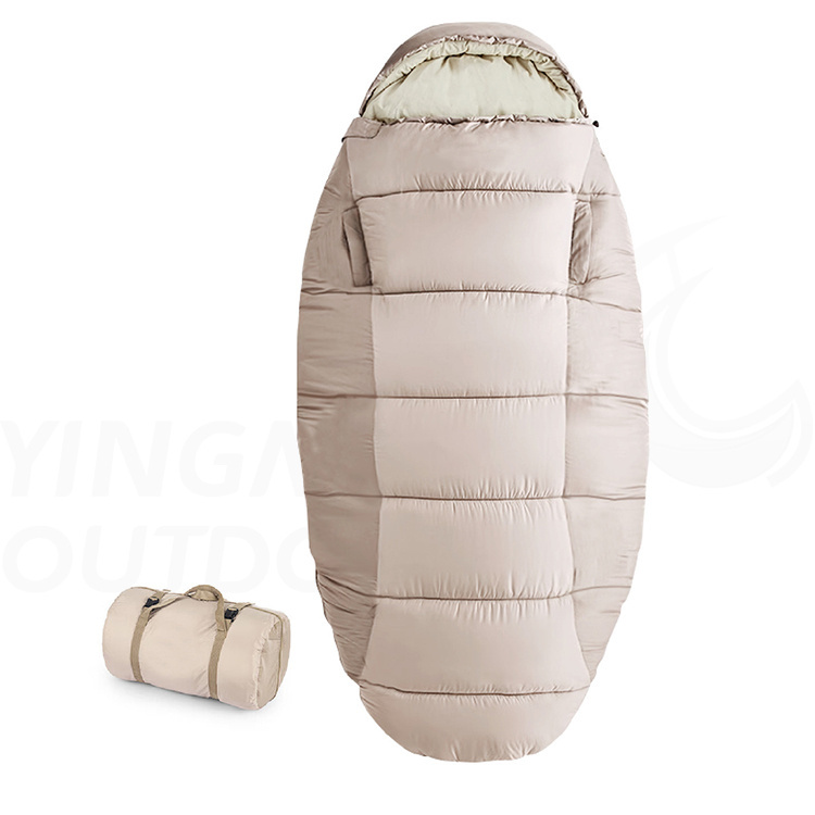 Oval bomulls sovepose