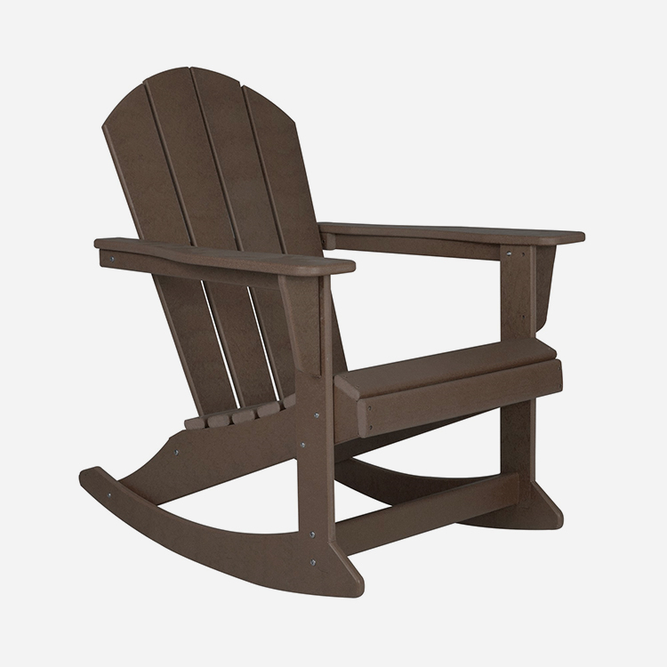 Utendørs plast Adirondack gyngestol